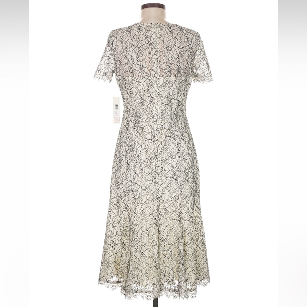 NWT Black and White Lace Maxi Dress - Picture 3 of 6